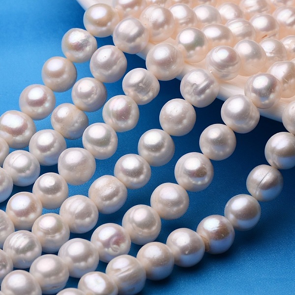 

PandaHall Potato Natural Cultured Freshwater Pearl Beads Strands, Beige, 11~12mm, Hole: 0.8mm, about 33~38pcs/strand, 13.7 inch~15.7 inch..., Yellow