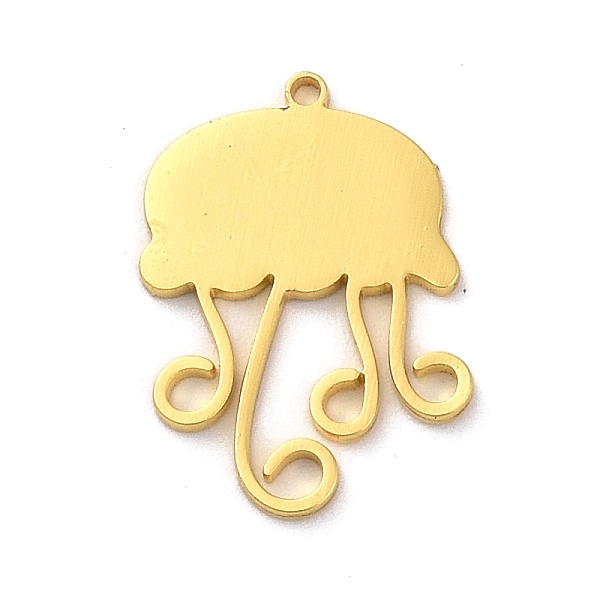 

PandaHall 201 Stainless Steel Pendants, Jellyfish Charm, Golden, 19x14x1mm, Hole: 1mm 201 Stainless Steel Other Animal