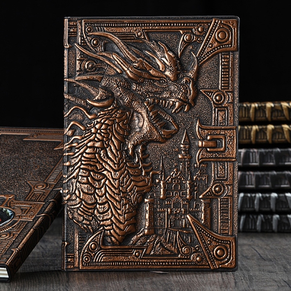 3D Embossed PU Leather Notebook