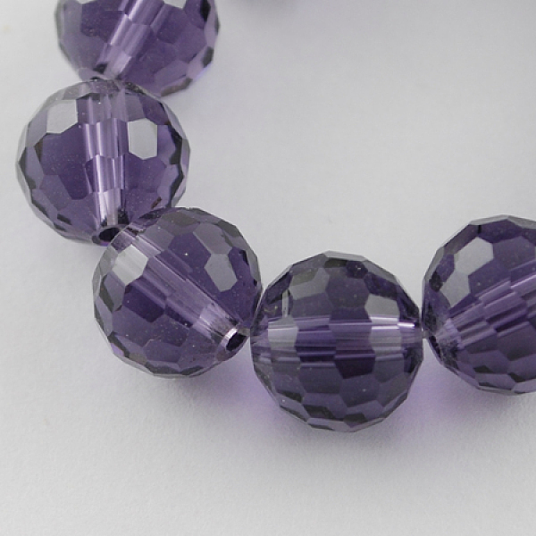 

PandaHall Transparent Glass Bead Strands, Faceted(96 Facets), Round, DarkSlate Blue, 8mm, Hole: 1mm, about 72pcs/strand, 21.8 inch Glass...