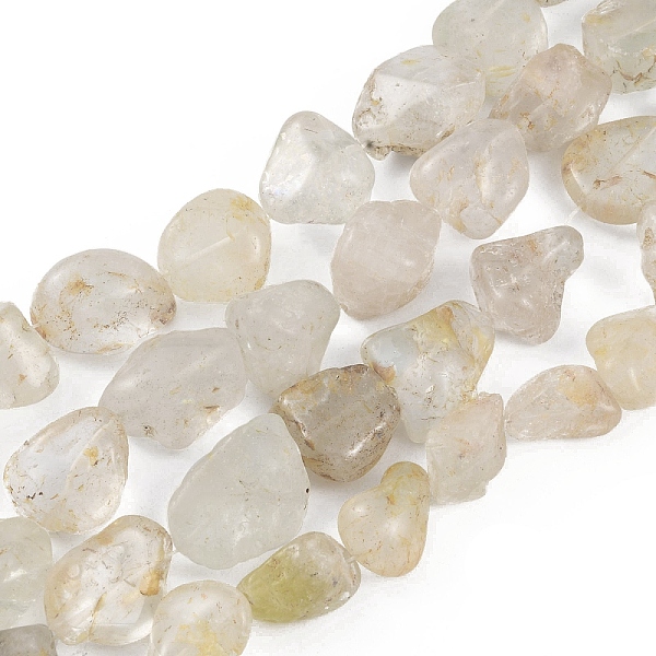 

PandaHall Natural Topaz Beads Strands, Nuggets, 17~25x15~21x5~12mm, Hole: 1mm, about 19~24pcs/strand, 15.55~16.93 inch(39.5~43cm) Topaz...
