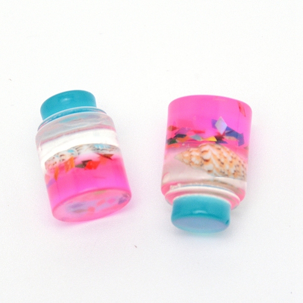 

PandaHall Plastic Cabochons, Bottle, Deep Pink, 21.4x14mm Plastic Bottle Pink