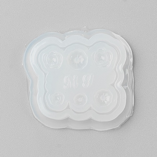 

PandaHall Food Grade Silicone Molds, Fondant Molds, For DIY Cake Decoration, Chocolate, Candy, UV Resin & Epoxy Resin Jewelry Making, Flower..., White
