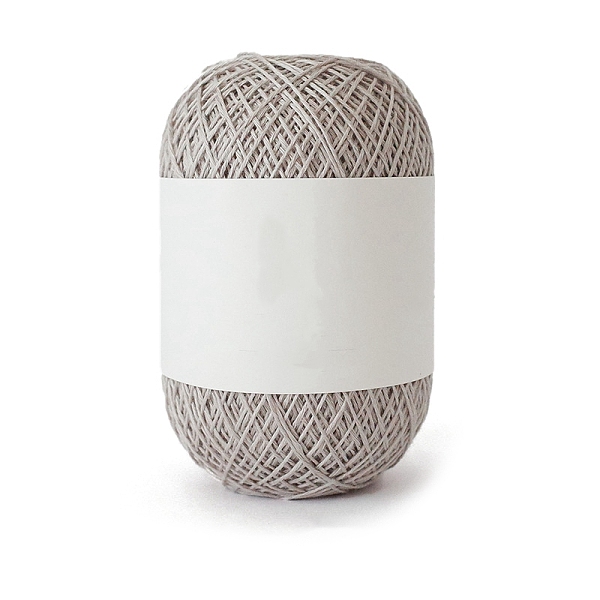 

PandaHall 175M Size 5 Linen & Polyester Crochet Threads, Embroidery Thread, Yarn for Lace Hand Knitting, Gainsboro, 1mm Polyester Gray