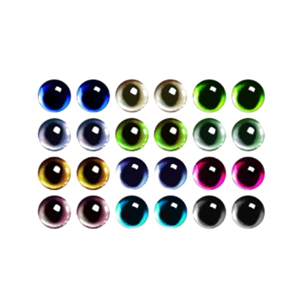 

PandaHall Glass Doll Craft Eyes Cabochons, for Doll Making, Flat Round, 16mm, 100pcs/bag Glass Flat Round Multicolor