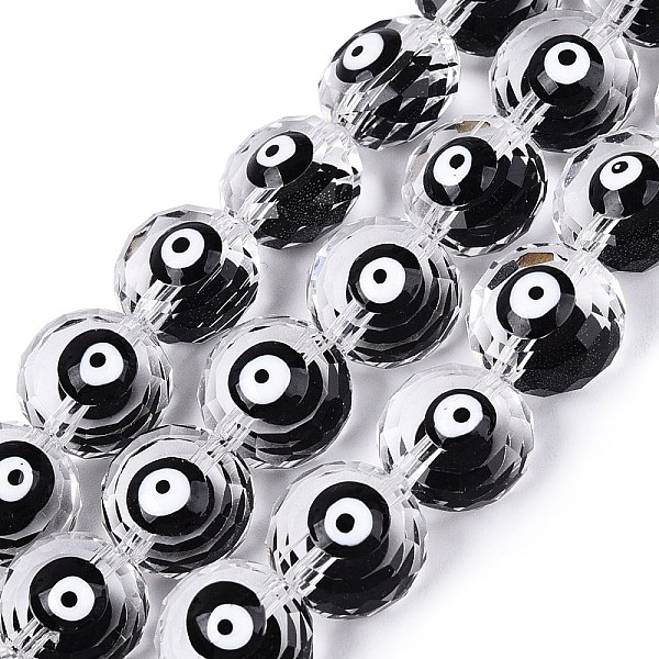 Brins de perles en verre émaillé