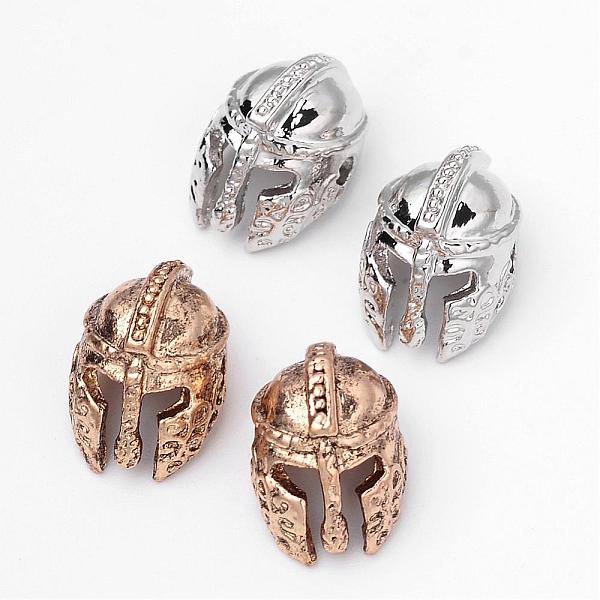 

PandaHall Tibetan Style Alloy Beads, Gladiator Helmet Charms, Mixed Color, 14x10x8mm, Hole: 1mm Alloy Others Multicolor