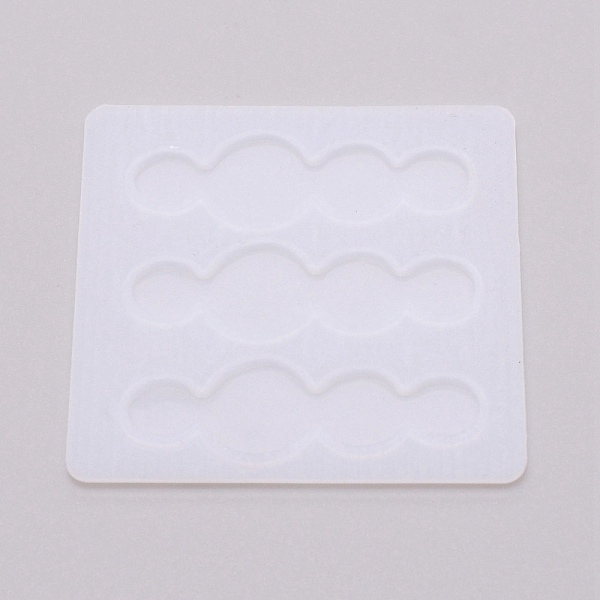 

PandaHall Silicone Molds, For DIY Cake Decoration, Chocolate, Candy, UV Resin & Epoxy Resin Jewelry Making, Hair Bobby Pin, Rectangle, White...