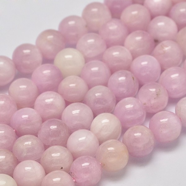 

PandaHall Round Grade A Natural Kunzite Beads Strands, Spodumene Beads, 7mm, Hole: 1mm, about 59pcs/strand, 15.5 inch Kunzite Round