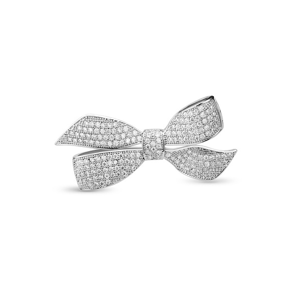 Image of SHEGRACE Gorgeous Platinum Plated Brass Safety Brooch