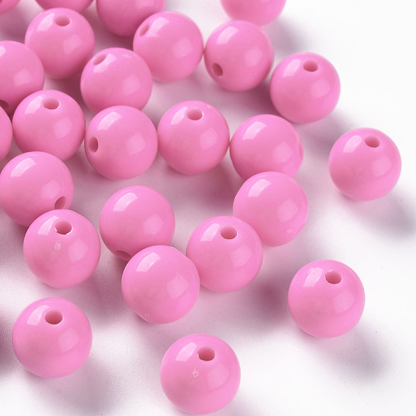 Opaque Acrylic Beads - image