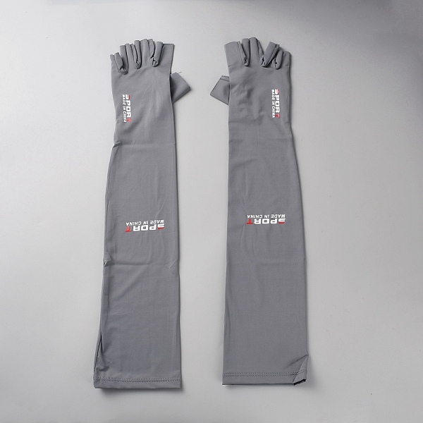 Outdoor Cycling Polyester Two Half Fingers Gloves