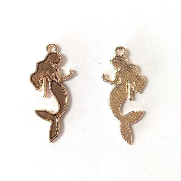 

PandaHall Alloy Enamel Pendants, Mermaid Shape, Dark Khaki, 29x13x2mm, Hole: 1.5mm Alloy+Enamel Fish