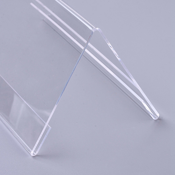 

PandaHall Acrylic Card Holder, for Desk Business Card Display, Name Card Organizer, Clear, 20.1x10.35x9.65cm Acrylic Clear