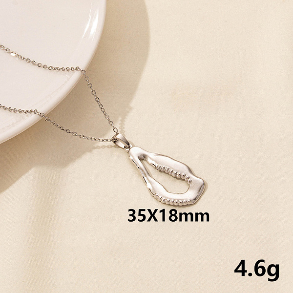 

PandaHall Stainless Steel Shell Pendant Necklaces for Women Stainless Steel Shell Shape