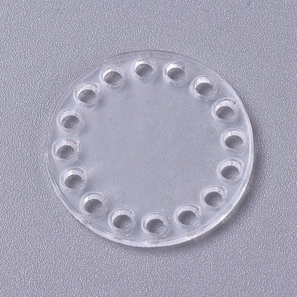 

PandaHall Transparent Acrylic Weaving Board, Weaving Material, for Knitting Bag, Women Bags Handmade DIY Accessories, Flat Round, Clear...