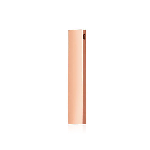 

PandaHall 201 Stainless Steel Pendants, Cuboid, Rose Gold, 34.5x5x5mm, Hole: 2.5mm 201 Stainless Steel Cuboid
