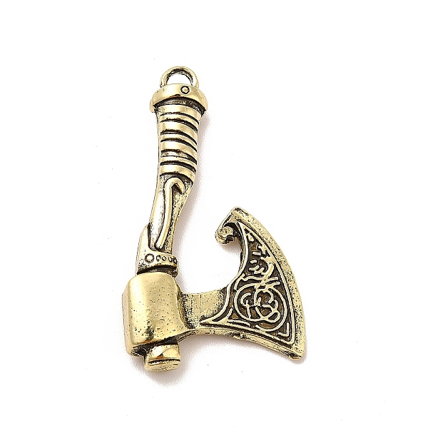 

PandaHall Tibetan Style Alloy Pendants, Axe Charm, Antique Bronze, 39.5x22.5x6mm, Hole: 2.2mm Alloy Tool
