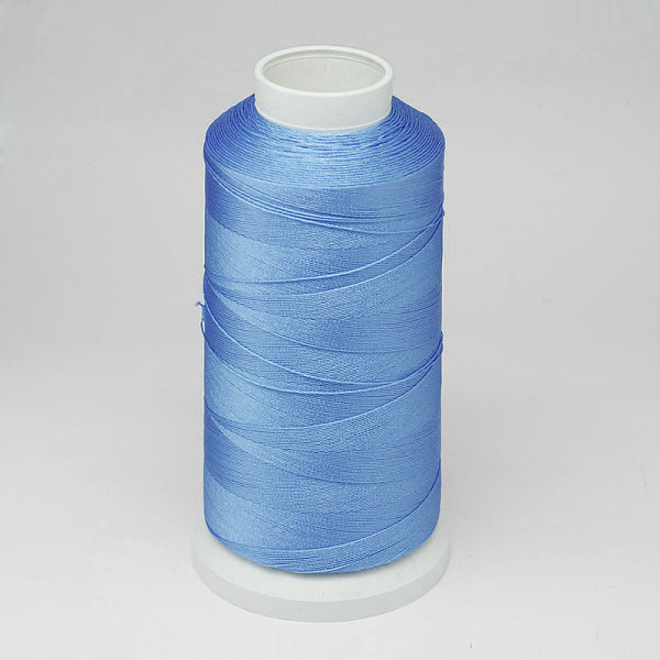 

PandaHall Nylon Thread, For Tassel Making, Sky Blue, 0.3mm, about 1093.61 yards(1000m)/roll Nylon Blue