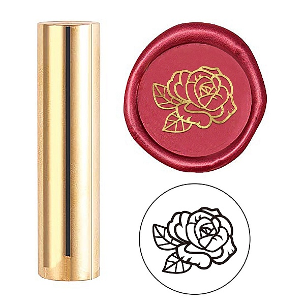 

PandaHall Wax Seal Stamp, Mini Brass Stamp Gun Wax Seal for Envelope Invitation Wedding Embellishment Bottle Decoration, Floral Pattern...