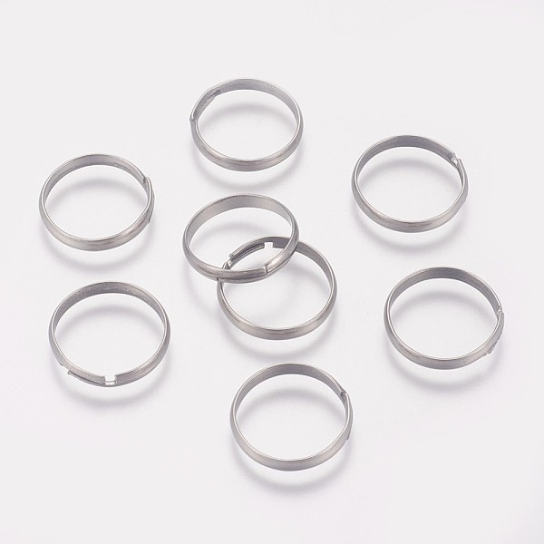 

PandaHall 316 Surgical Stainless Steel Finger Ring Settings, Adjustable, Stainless Steel Color, Size 7, 17mm, 3mm 316 Surgical Stainless...