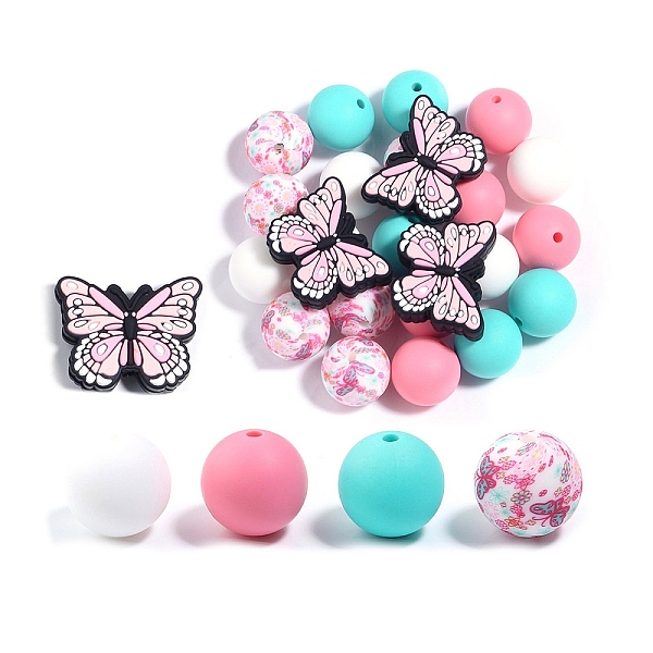 25Pcs Butterfly & R… - image
