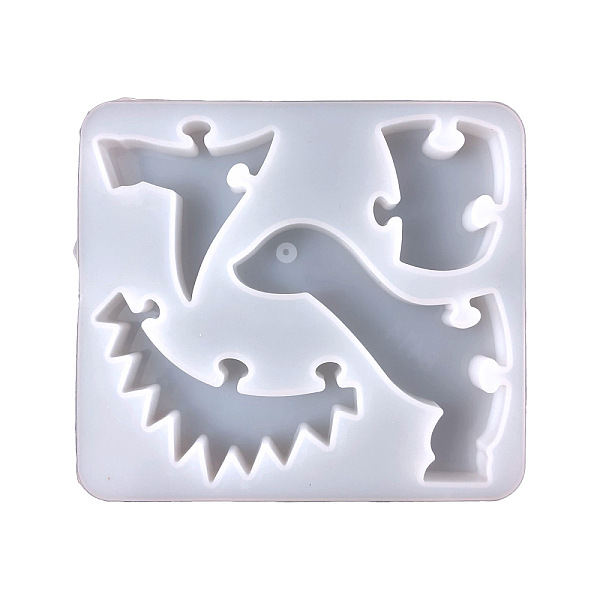 DIY Food Grade Silicone Animal Puzzle Molds