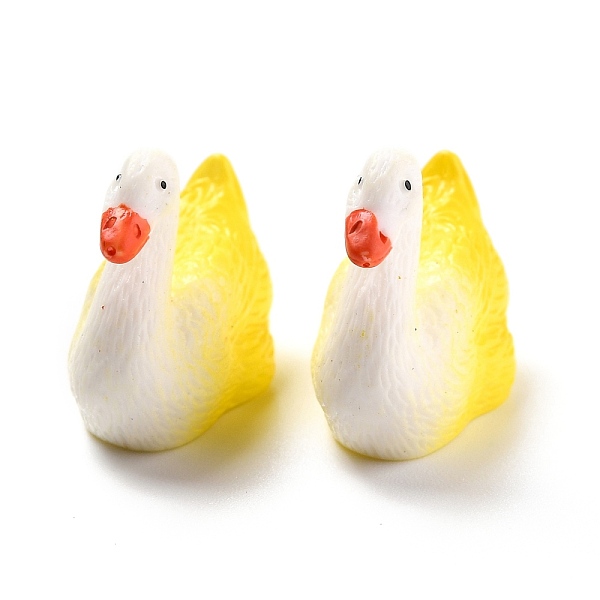 

PandaHall Opaque Resin Cabochons, for DIY Decoration, Duck, Yellow, 20x26x12.5mm Resin Duck Yellow