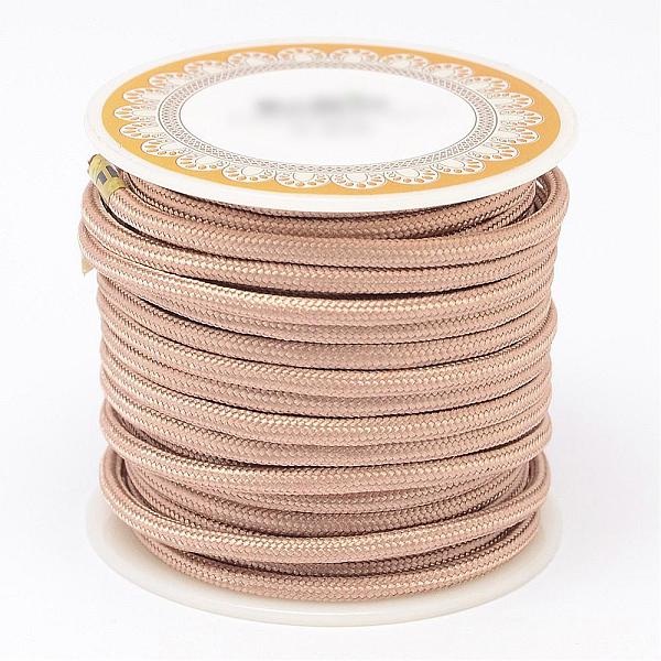 

PandaHall Braided Polyester Cords, Round, BurlyWood, 3mm, about 8.74 yards(8m)/roll Polyester Orange
