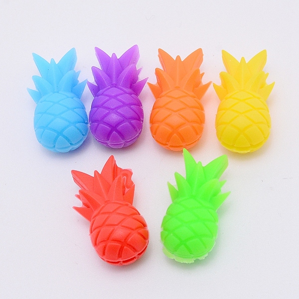 

PandaHall Silicone Wine Glass Charms, Drink Markers, for Bar, Christmas, Birthday, Party Decoration, Pineapple, Mixed Color, 26x14x13.5mm, 6..., Multicolor