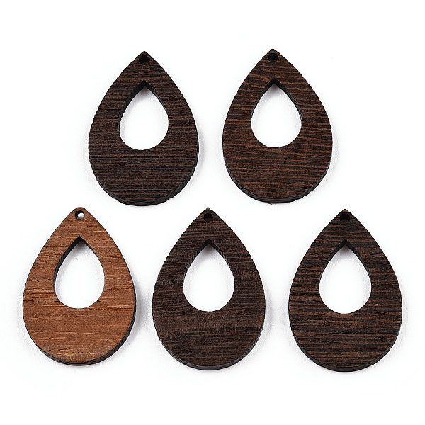 Pendentifs En Bois De Wengé Naturel