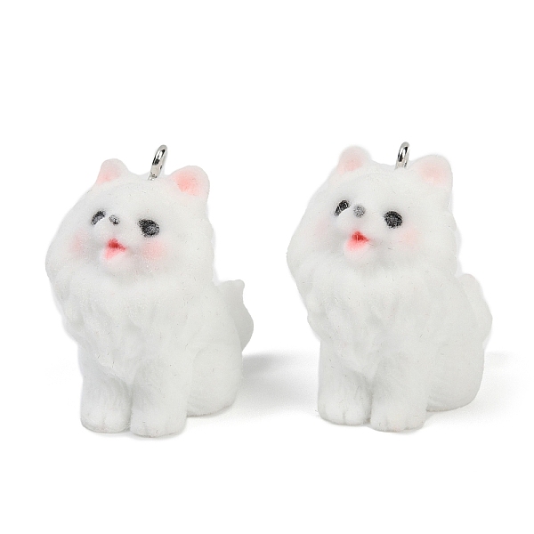 Flocky Resin Pendan… - image