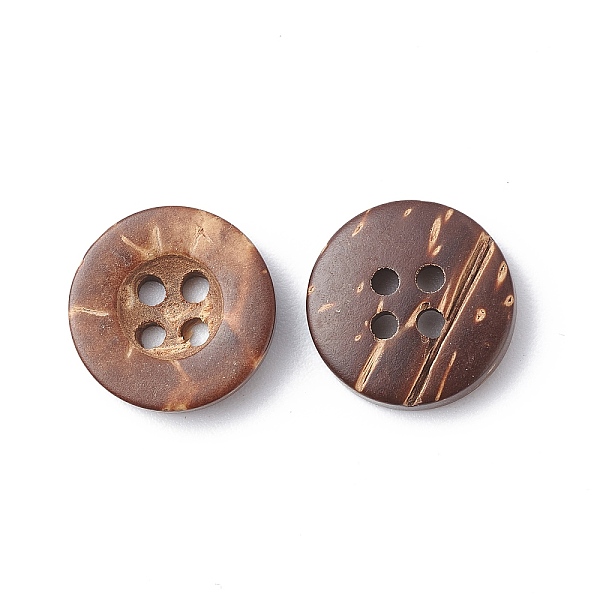 Carved Round 4-Hole… - image
