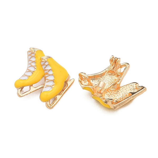 

PandaHall Skating Shoes Enamel Pin, Light Gold Plated Alloy Badge for Backpack Clothes, Nickel Free & Lead Free, Gold, 27x26mm Alloy+Enamel...