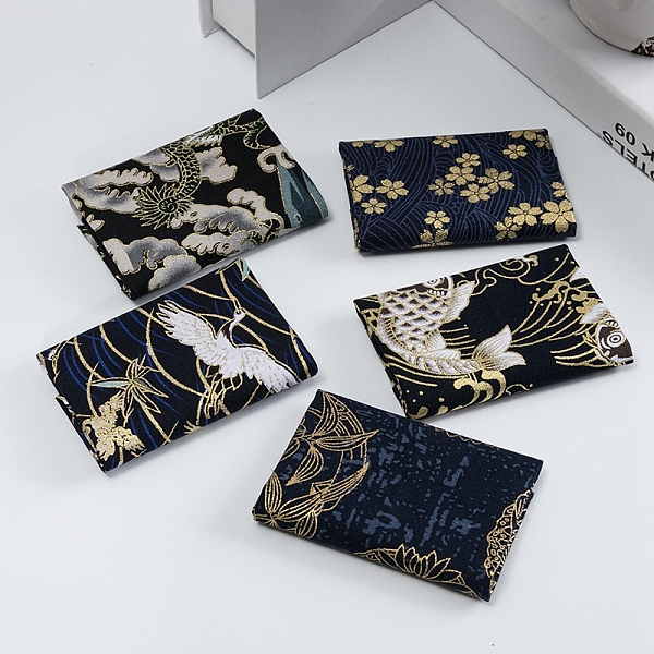 

PandaHall Printed Cotton Fabric, for Patchwork, Sewing Tissue to Patchwork, Quilting, with Japanese Zephyr Style Pattern, Cloud Pattern...