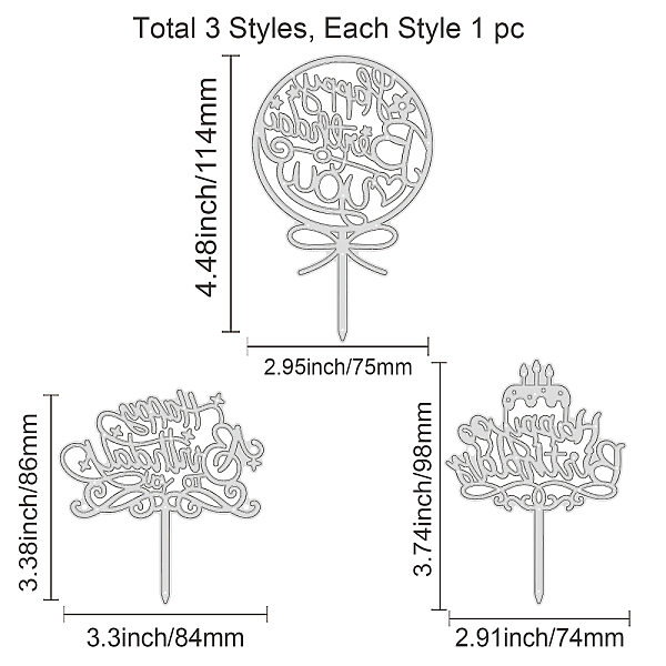 

PandaHall GLOBLELAND 3Pcs 3 Style Carbon Steel Cutting Dies Stencils, for DIY Scrapbooking/Photo Album, Decorative Embossing DIY Paper Card...