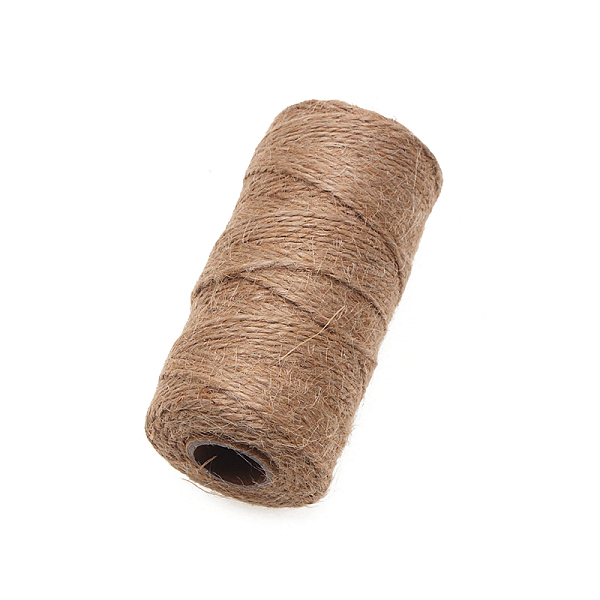 

PandaHall Cotton String Threads for Crafts Knitting Making, Camel, 2mm, about 109.36 Yards(100m)/Roll Cotton Brown