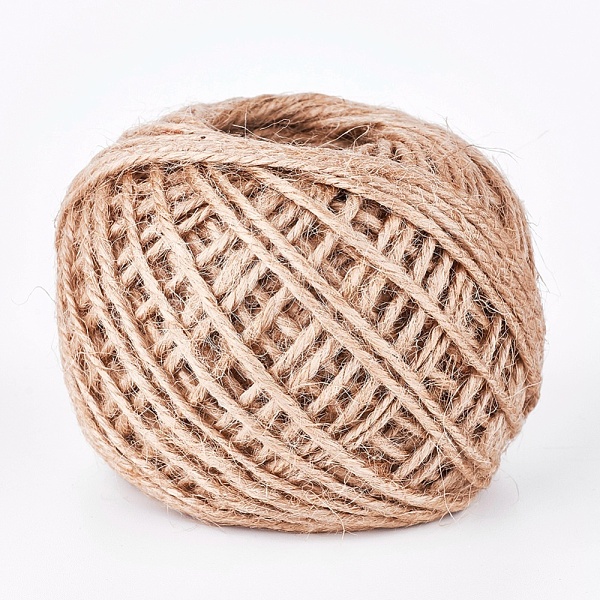 

PandaHall Jute Cord, Jute String, Jute Twine, for Jewelry Making, Tan, 1.5mm, about 43.74 yards(40m)/roll Jute Orange