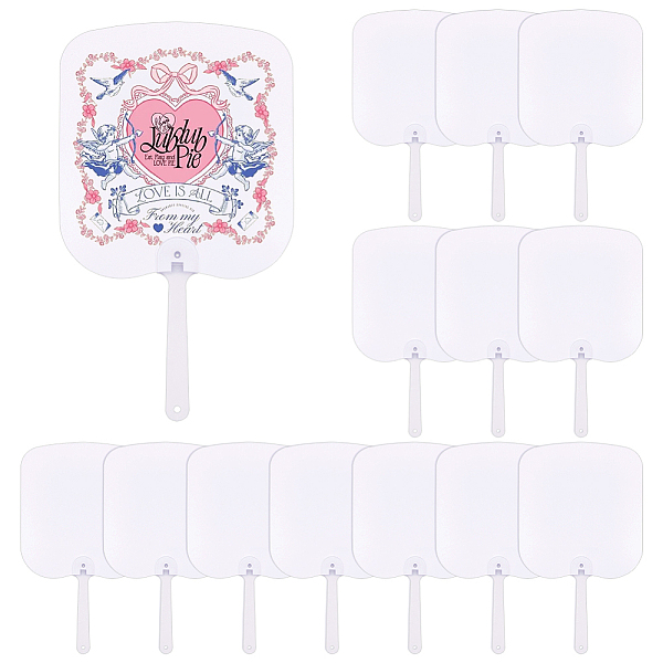 Fan Plastic Heat Transfer Blanks