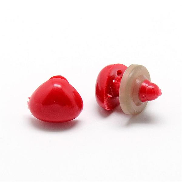 

PandaHall Craft Plastic Doll Noses, Safety Noses, Red, 11x14mm, Pin: 6mm Plastic