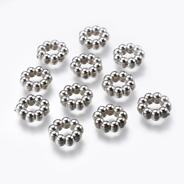 

PandaHall CCB Plastic Linking Rings, Ring, Platinum, 11.5x4mm, Hole: 5mm Plastic Ring