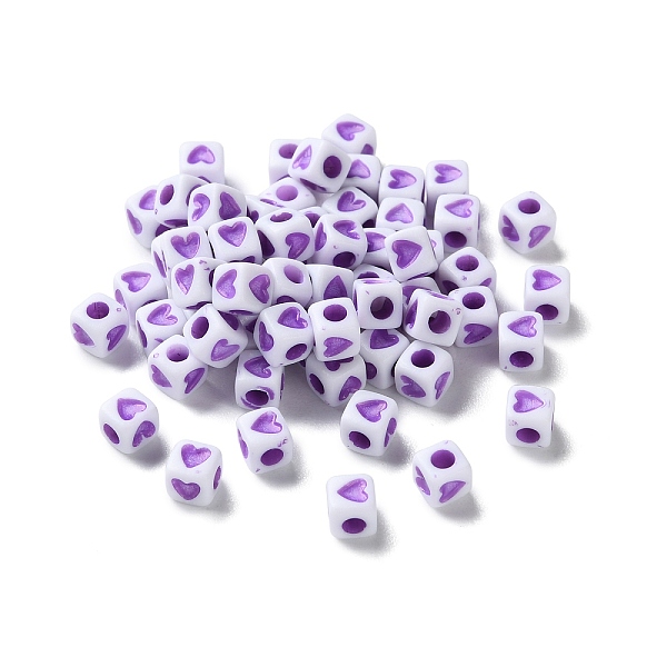 Opaque Acrylic Beads - image