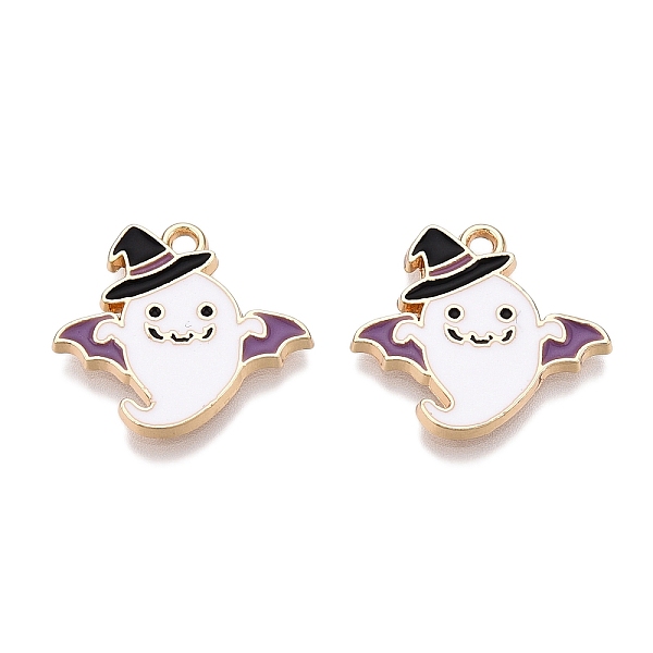 ハロウィンテーマラックメッキ合金エナメルペンダント