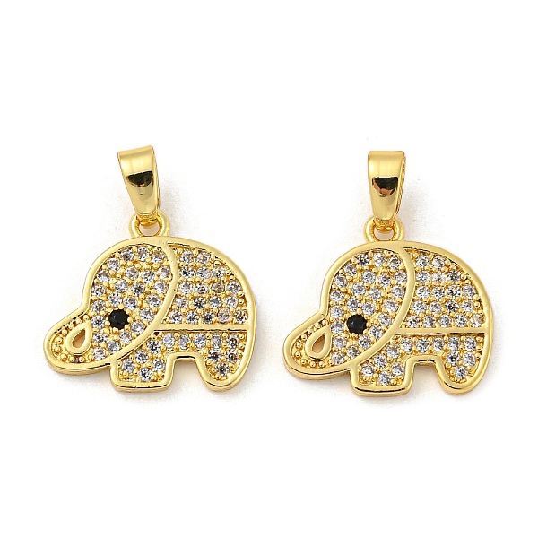 

PandaHall Real 18K Gold Plated Rack Plating Brass Micro Pave Cubic Zirconia Pendants, Long-Lasting Plated, Lead Free & Cadmium Free..., Clear