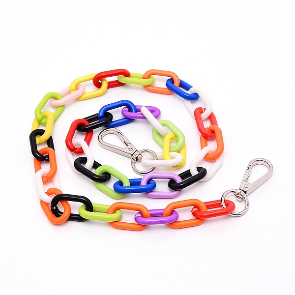 

PandaHall PP Chain Belt, with Platinum Alloy Swivel Clasps, for Pants Chain Replacement Accessories, Platinum, 76cm Plastic