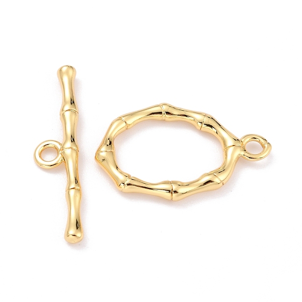 Rack Plating Brass Toggle Clasps