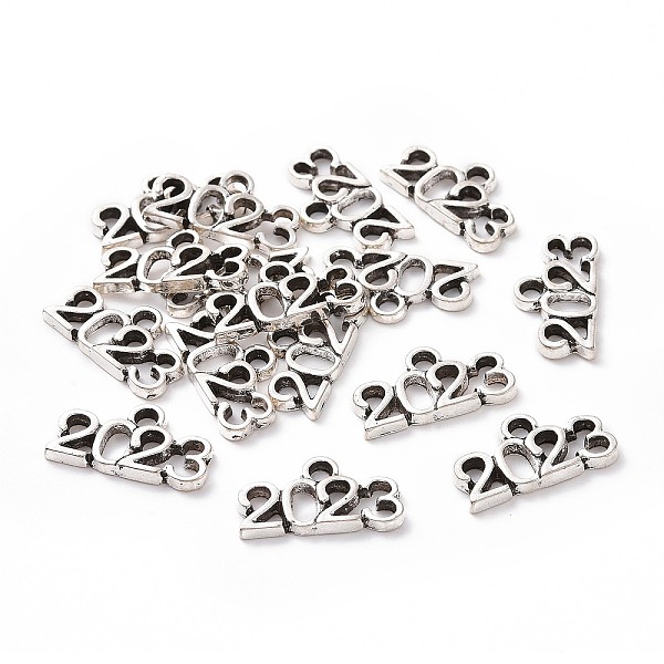 

PandaHall Rack Plating Tibetan Style Alloy Pendants, Cadmium Free & Lead Free, Number 2023, Antique Silver, 9x16.5x2mm, Hole: 1.8mm Alloy...