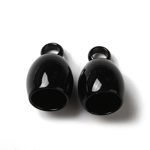 

PandaHall Spray Painted 201 Stainless Steel Cord Ends, End Caps, Bell, Black, 10.5x7mm, Hole: 1.8mm, Inner Diameter: 5mm 201 Stainless Steel...
