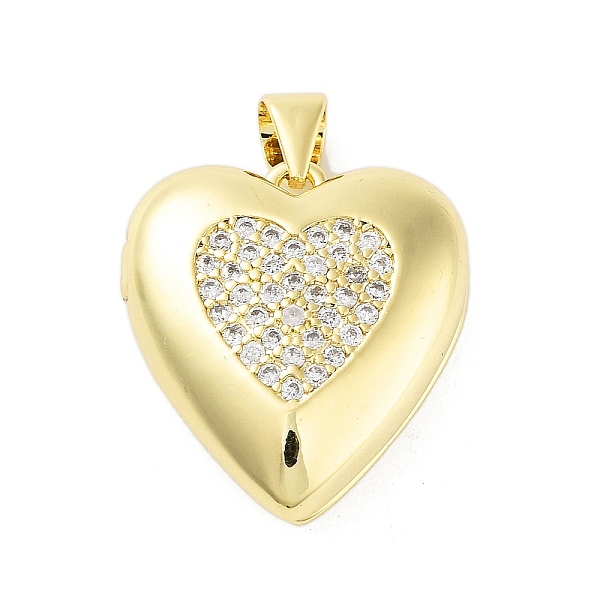 

PandaHall Rack Plating Brass Micro Pave Clear Cubic Zirconia Pendants, Cadmium Free & Lead Free, Long-Lasting Plated, Real 18K Gold Plated...
