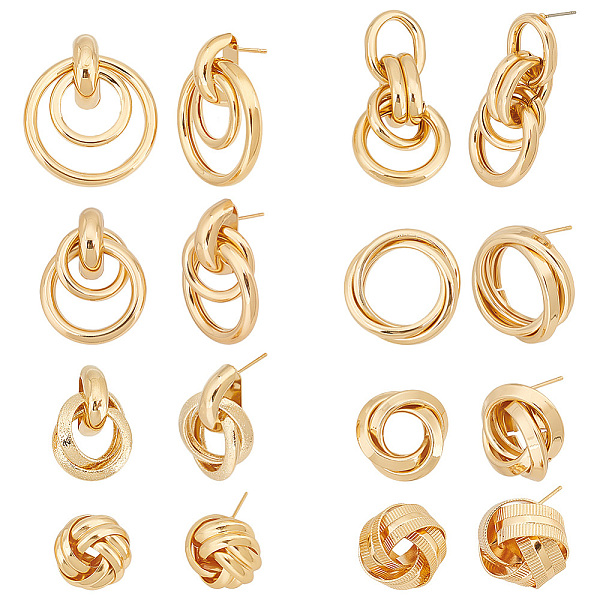 8 Pairs 8 Style Iro… - image